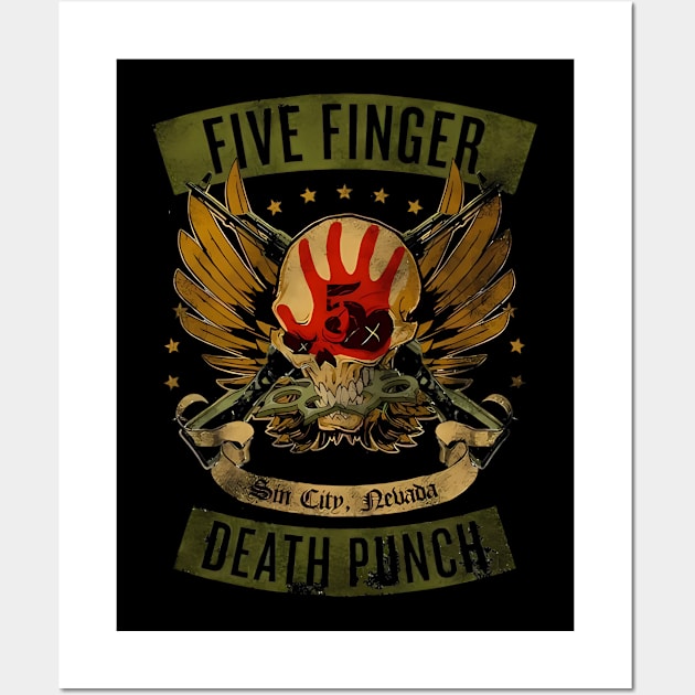 Death punch 5 Wall Art by SayutiGangster